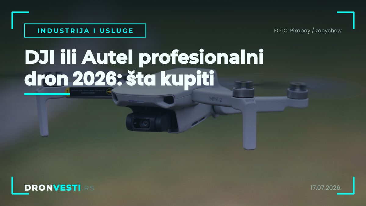 DJI ili Autel profesionalni dron 2026: šta kupiti