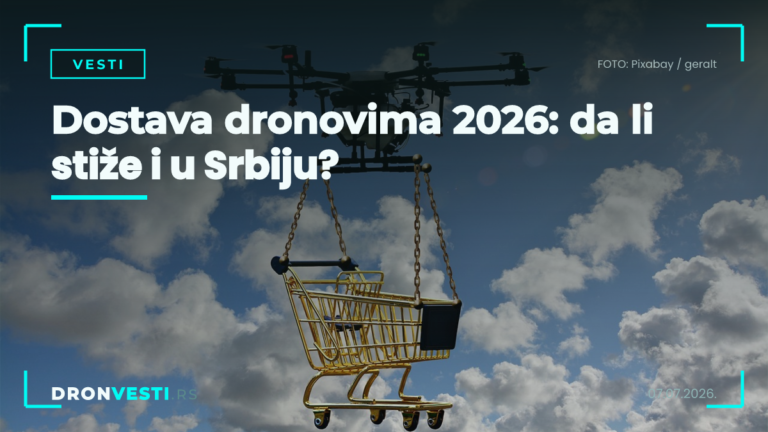 Dostava dronovima 2026: da li stiže i u Srbiju?