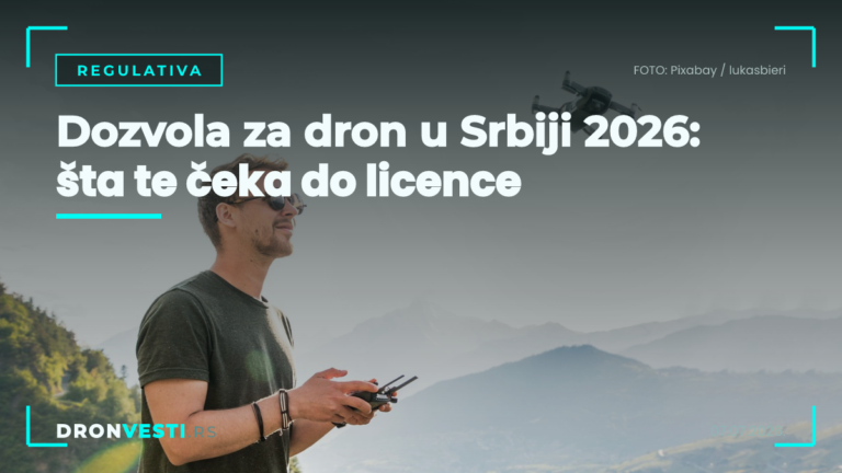Dozvola za dron u Srbiji 2026: šta te čeka do licence