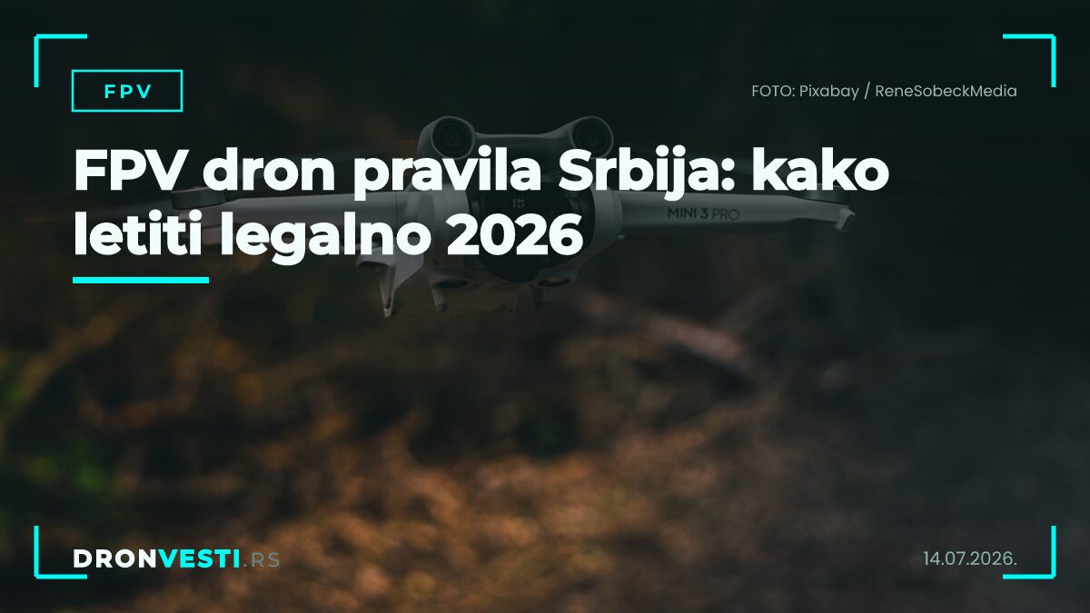 FPV dron pravila Srbija — pilot sa naočarima i vizuelni posmatrač na letenju