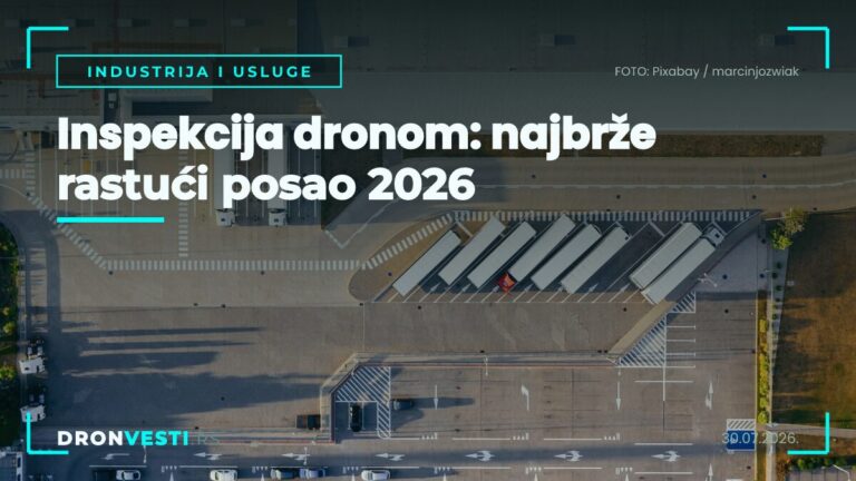 Inspekcija dronom dalekovoda i solarnog parka u Srbiji