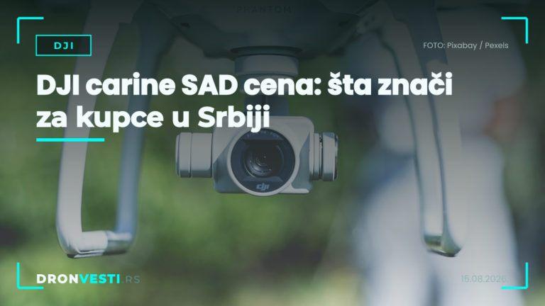 DJI carine SAD cena — uticaj američkih mera na dostupnost DJI dronova u Srbiji