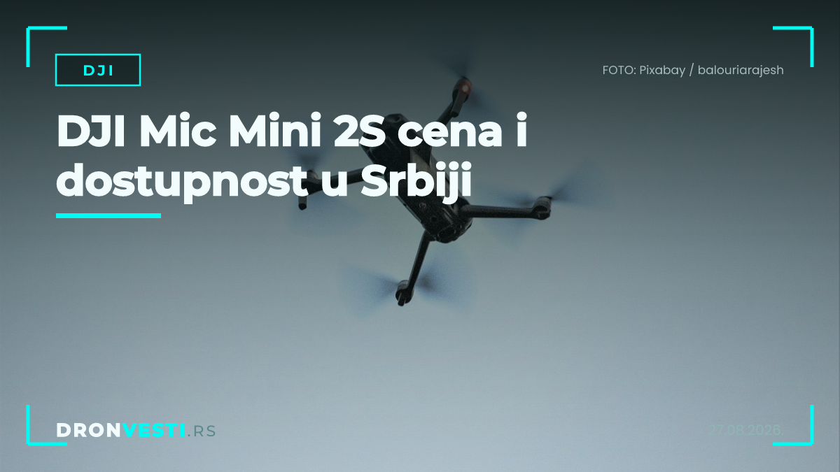 DJI Mic Mini 2S cena i dostupnost u Srbiji