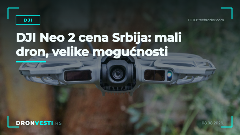 DJI Neo 2 cena Srbija — mali dron od 151 grama poleće iz dlana