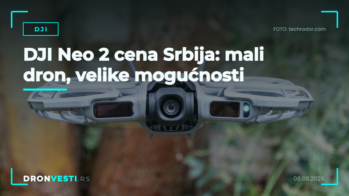 DJI Neo 2 cena Srbija — mali dron od 151 grama poleće iz dlana