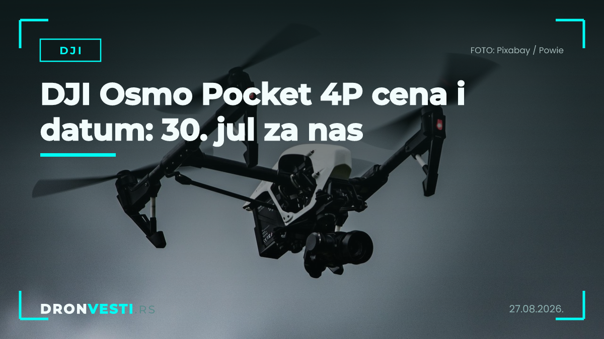 DJI Osmo Pocket 4P cena i datum: 30. jul za nas