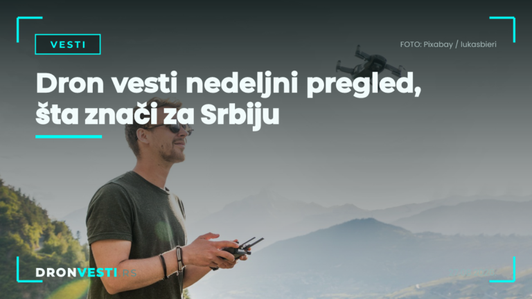 Dron vesti nedeljni pregled, šta znači za Srbiju