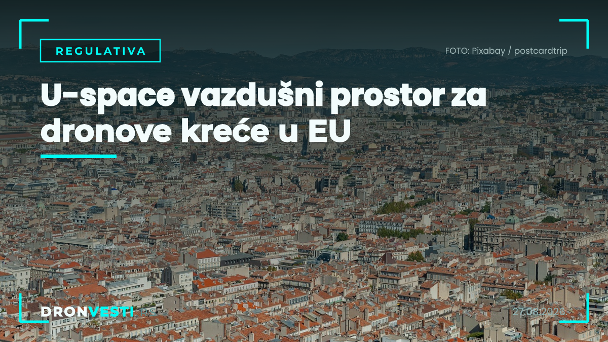 U-space vazdušni prostor za dronove kreće u EU