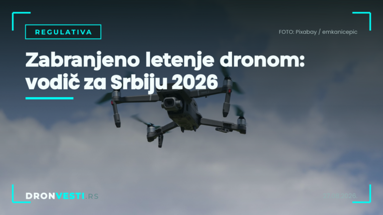 Zabranjeno letenje dronom: vodič za Srbiju 2026
