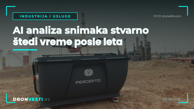 AI analiza snimaka posle komercijalne dron misije