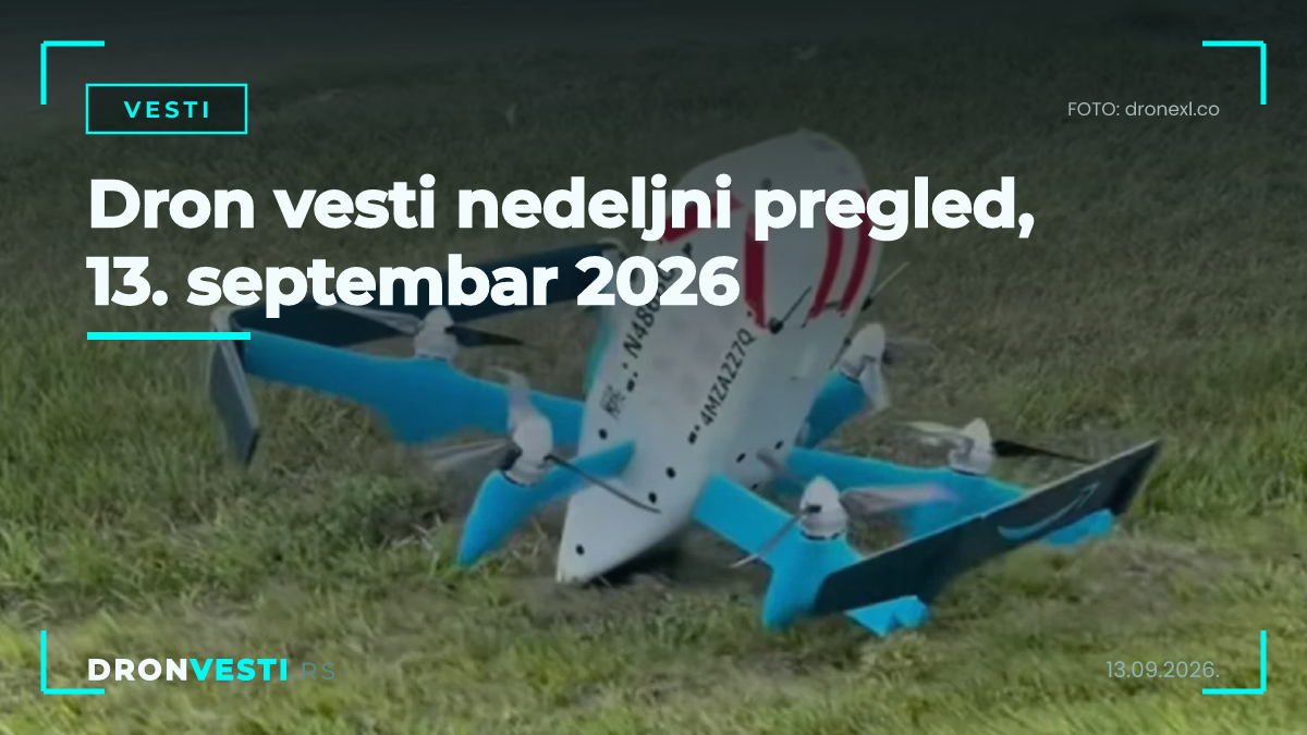 dron vesti nedeljni pregled, dostavni dron u urbanom letu