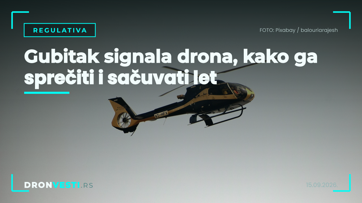 gubitak signala drona i automatski povratak kući