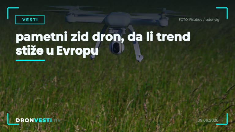 pametni zid sa dronovima kao koncept nadzora granice uz kamere i senzore