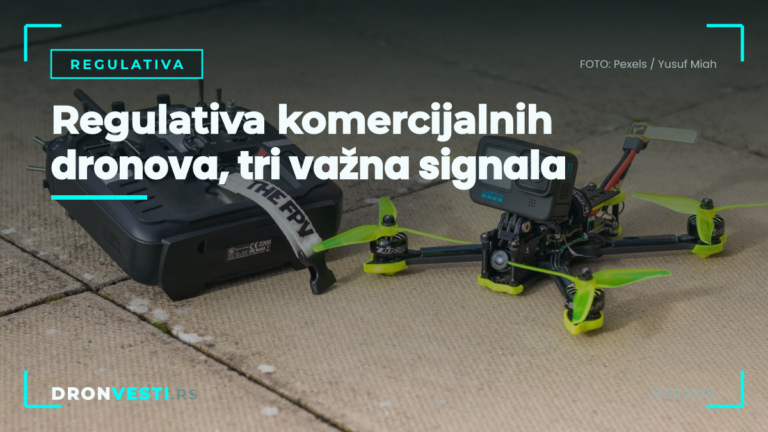 regulativa komercijalnih dronova i padobranski sistem na komercijalnom dronu
