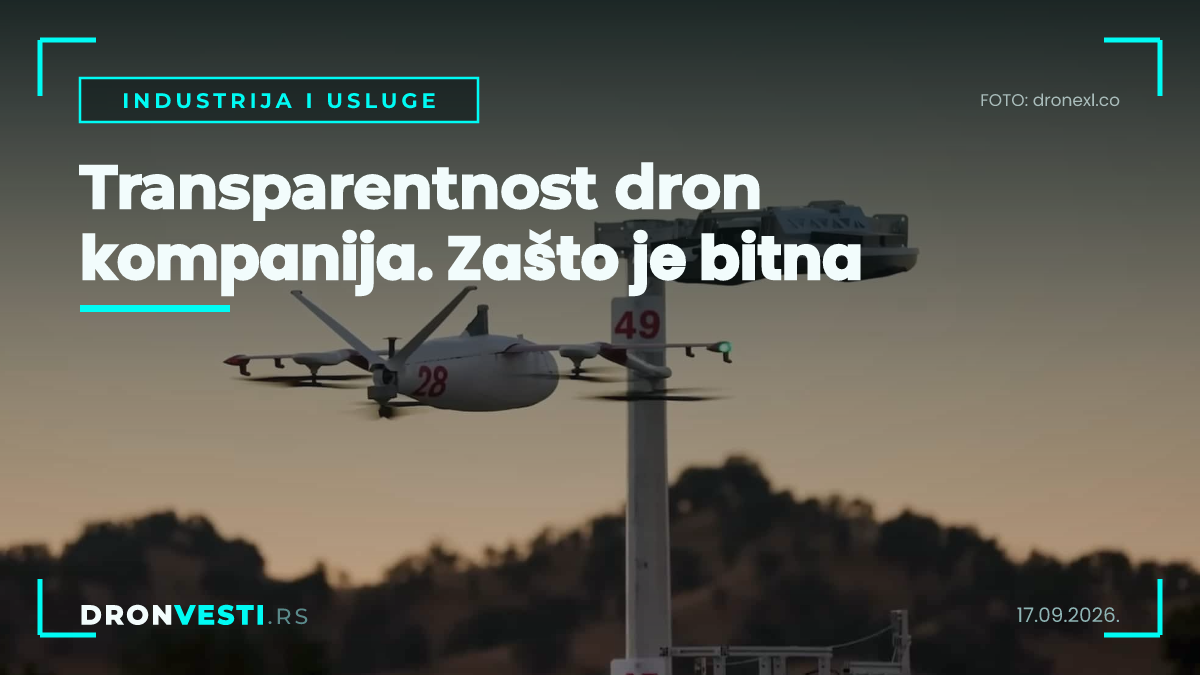 Transparentnost dron kompanija pri izboru dostavne platforme
