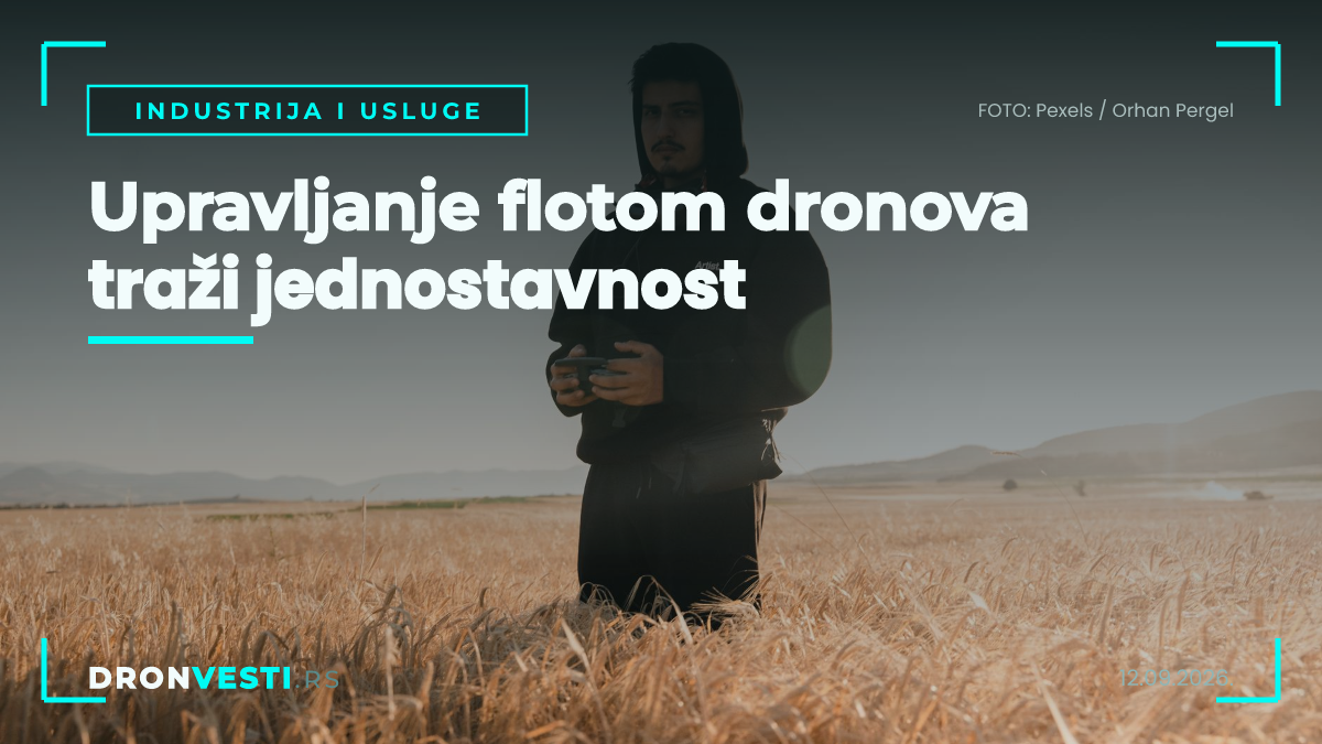 Upravljanje flotom dronova u rastućim operacijama