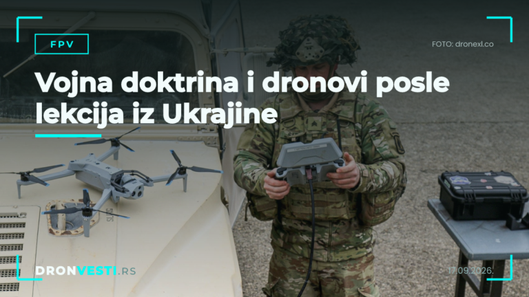 vojna doktrina i dronovi, FPV i izviđački dron na vojnoj vežbi