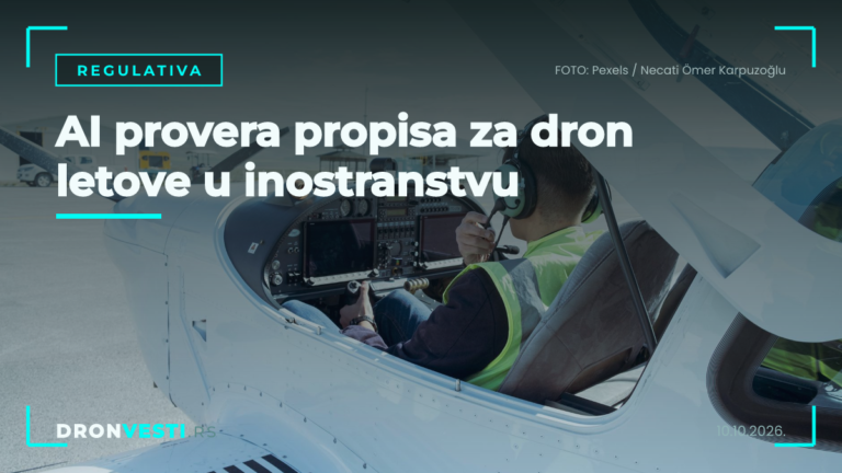 AI provera propisa za dron letove u inostranstvu