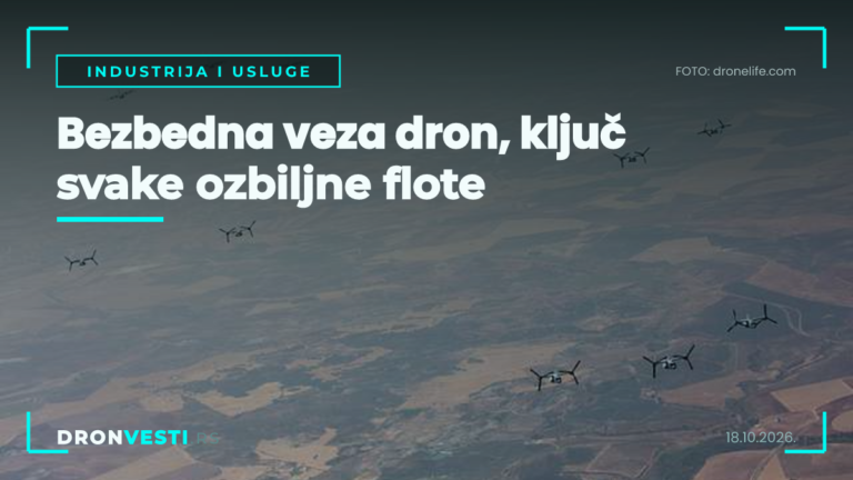 bezbedna veza dron za komercijalne flote i anti dron zaštitu