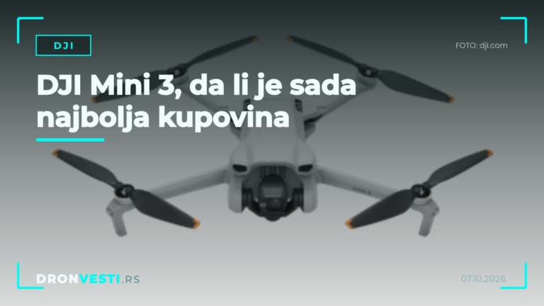 DJI Mini 3 kao pristupačna kupovina za nove pilote u Srbiji