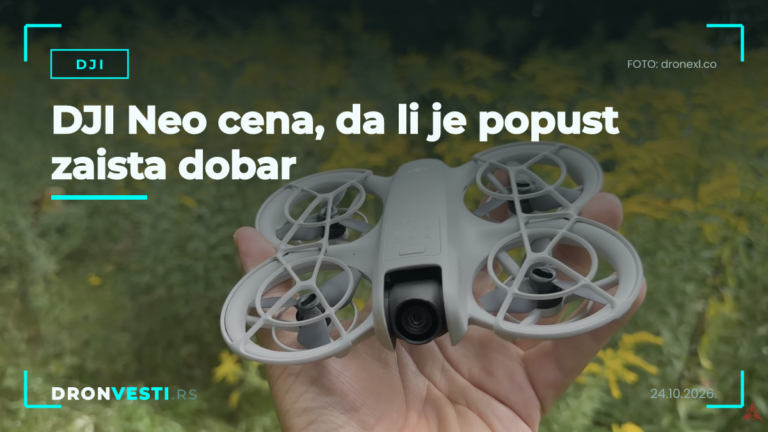 DJI Neo cena na popustu za kupce u Srbiji