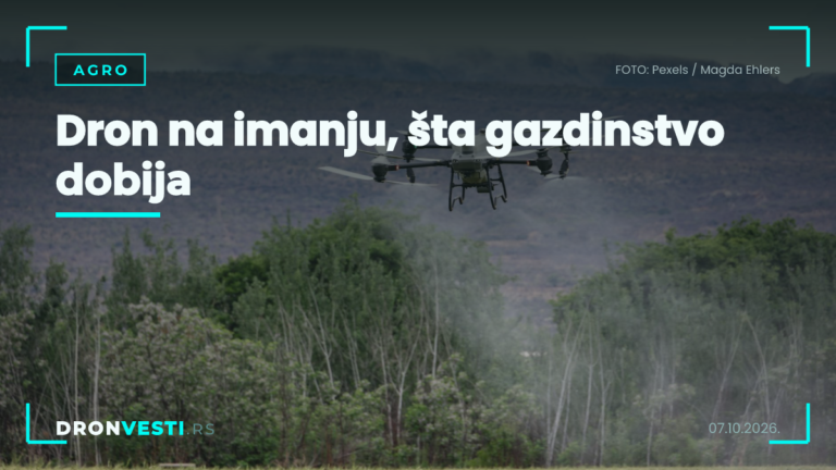 dron na imanju, pregled stoke, ograde i njiva na gazdinstvu