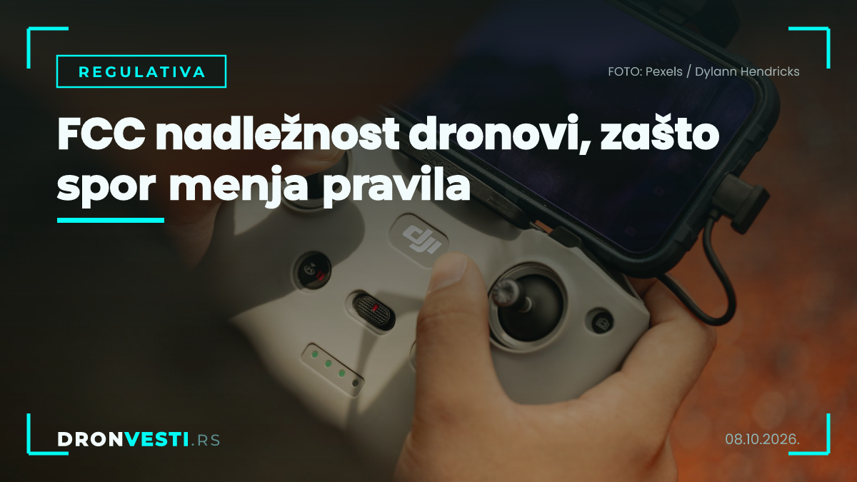 FCC nadležnost dronovi i sudski spor oko odobrenih letelica
