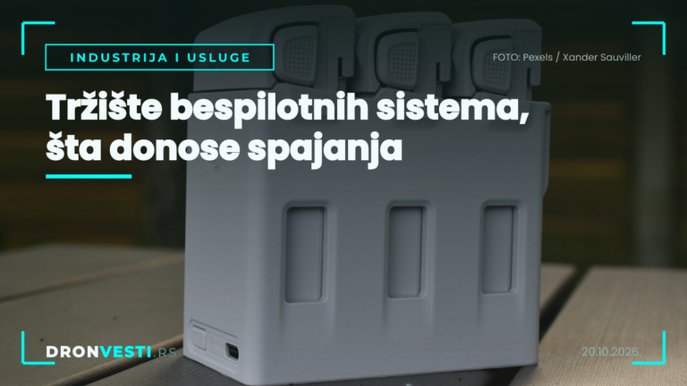 tržište bespilotnih sistema i spajanja proizvođača
