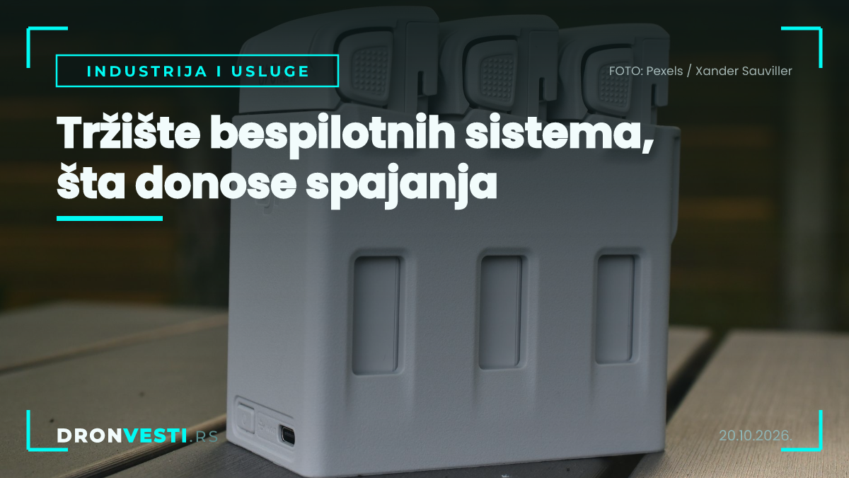 tržište bespilotnih sistema i spajanja proizvođača