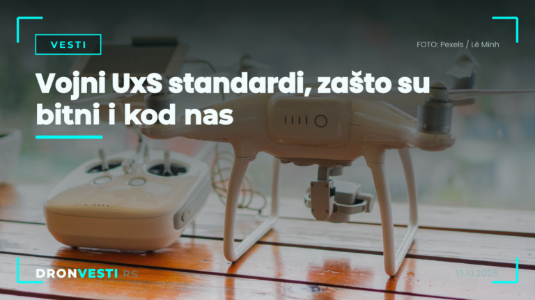 vojni UxS standardi i komandni centar za besposadne sisteme